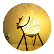 Retro style romantic bedside deer lamp