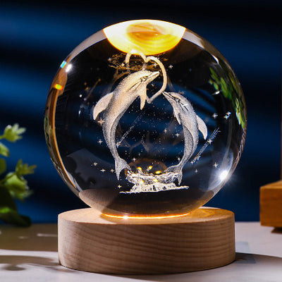 3D Little love dolphin