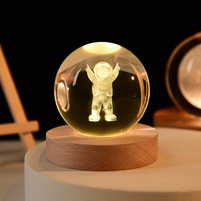 3D Luminous Astronaut