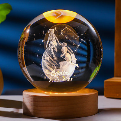 3D Gemini Zodiac sign