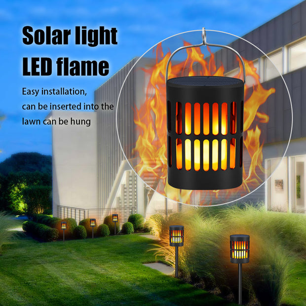 Outdoor landscaping solar power lighting
